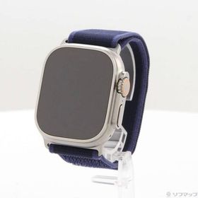 〔中古〕Apple(アップル) Apple Watch Ultra 2 GPS + Cellular 49mm ナチュラルチタニウムケース ブルートレイルループ〔349-ud〕