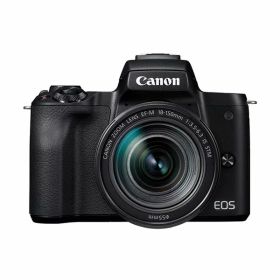 【中古】【1年保証】【美品】Canon EOS Kiss M EF-M 18-150 IS STM レンズキット ブラック