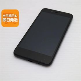 超美品 702SH AQUOS sense basic ブラック スマホ 本体 白ロム 中古 あすつく 土日祝発送OK