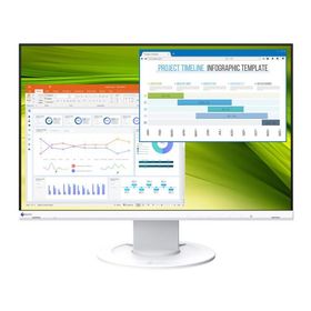 EV2360-WT 22.5型 フレームレスモニターFlexScan アンチグレアIPS/疲れ目軽減/5年間保証 1920×1200〜1280 スピーカー...