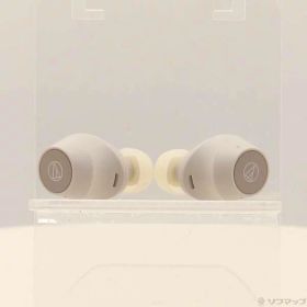 【中古】audio-technica(オーディオテクニカ) ATH-CKS30TW+BG ライトベージュ 【198-ud】