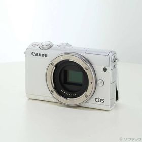 〔中古〕Canon(キヤノン) ミラーレス一眼カメラ EOS M100 ボディ ホワイト〔198-ud〕