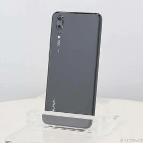 【中古】HUAWEI(ファーウェイ) HUAWEI P20 128GB ブラック EML-L29 SIMフリー 【258-ud】