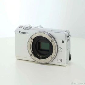 【中古】Canon(キヤノン) ミラーレス一眼カメラ EOS M100 ボディ ホワイト 【198-ud】