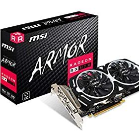 【中古】 MSI Radeon RX 570 ARMOR 8G J グラフィックスボード VD7195
