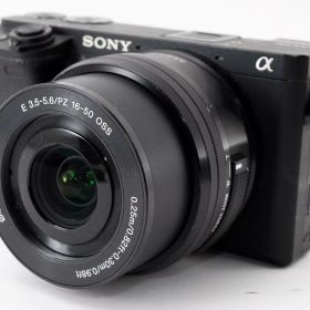 【中古】ソニー SONY α6300 a6300 ILCE-6300 ブラック レンズキット 美品 Wi-Fiでスマホへ転送 4K対応 防塵防滴 チルト可動式液晶 ストラップ付き