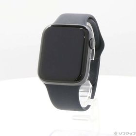 〔中古〕Apple(アップル) Apple Watch Series 6 GPS 44mm スペースグレイアルミニウムケース ブラックスポーツバンド〔198-ud〕