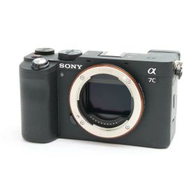 【中古】 《良品》 SONY α7C ボディ ILCE-7C ブラック 【ホットシューバネSDスロットファインダーカバー部品交換/各部点検済】 [ デジタルカメラ ]