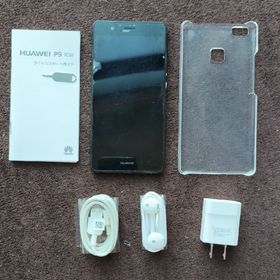 ファーウェイ(HUAWEI)のHuawei P9 lite（ブラック／16GB／SIMフリー）(スマートフォン本体)