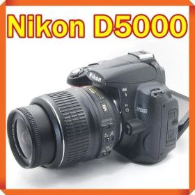 シャッター数1319回 Nikon D5000 一眼レフ スマホ転送 ニコン 122ｋ1255
