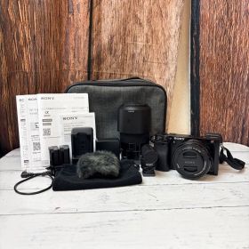 SONY デジタル一眼カメラ α6000 ダブルズームキット マイクロホン付