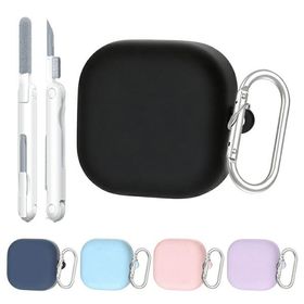 Galaxy Buds4 ケース Buds 4 Pro カバー シリコン カラビナ付き クリーナーペン付き シンプル 保護カバー おすすめ おしゃれ Samsung ギャラクシーバッズ4