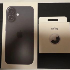 [新品未開封] iPhone16 128GBブラック＋限定AirTagつき