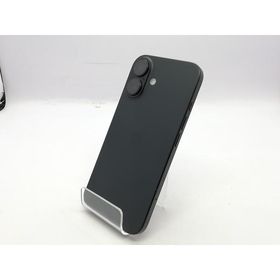 【中古】Apple SoftBank 【SIMフリー】 iPhone 16 128GB ブラック MYDQ3J/A【秋葉5号】保証期間１ヶ月【ランクB】