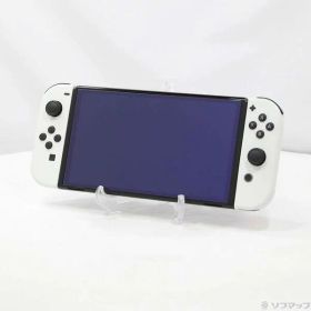 【中古】Nintendo(任天堂) Nintendo Switch 有機ELモデル Joy-Con(L)／(R) ホワイト 【348-ud】