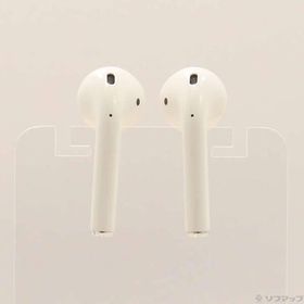 〔中古〕Apple(アップル) AirPods 第2世代 with Wireless Charging Case MRXJ2J／A〔198-ud〕