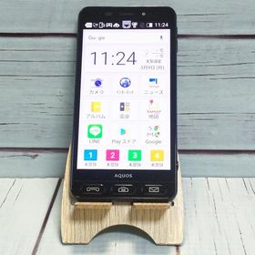 softbank SHARP シンプルスマホ3 509SH ブラック 本体 白ロム SIMロック解除済み SIMフリー B743139