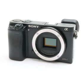 【中古】 《並品》 SONY α6000ボディ ILCE-6000 ブラック 【液晶モニタービューファインダーユニット光学フィルター部品交換/各部点検済】 [ デジタルカメラ ]