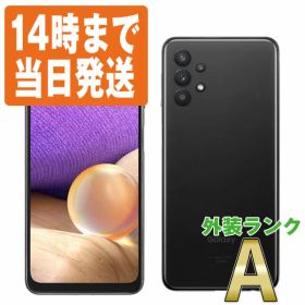 【中古】 SCG08 Galaxy A32 5G オーサムブラック SIMフリー 本体 au Aランク スマホ ギャラクシー 【あす楽】 【保証あり】 【送料無料】 scg08bk8mtm