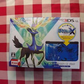 新品未使用 ニンテンドー3DS LL ポケットモンスター Xパック ゼルネアス・イベルタル ブルー (SPRSBMDS) 未通電