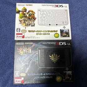 【新品未開封】アイルーホワイト＆ゴア・マガラブラック ニンテンドー3DSLL モンスターハンター4スペシャルパック