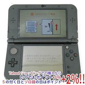 【中古】任天堂 Newニンテンドー3DS LL メタリックブラック 本体のみ 本体・液晶画面いたみ