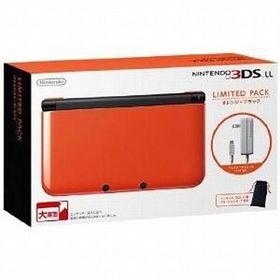 中古ニンテンドー3DSハード ニンテンドー3DSLL本体 オレンジ×ブラック