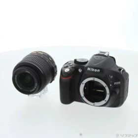 【中古】Nikon(ニコン) NIKON D5200 18-55 VR レンズキット ブラック 【198-ud】