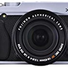 【中古】FUJIFILM ミラーレス一眼 X-E1 レンズキット シルバー FX-X-E1/XF18-55mmF2.8-4 R Silver