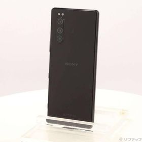 〔中古〕SONY(ソニー) Xperia 5 128GB ブラック J9260 SIMフリー〔198-ud〕