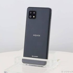 〔中古〕SHARP(シャープ) AQUOS sense6 64GB ブラック SH-M19 SIMフリー〔258-ud〕