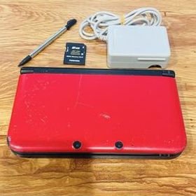 ニンテンドー3DSLL レッドブラック 本体動作品 送料無料 付属品付き赤 Nintendo 任天堂