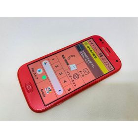 ★送料無料★良品★docomo★らくらくスマートフォン F-42A★ピンク★0080280010717★SYS★03/18