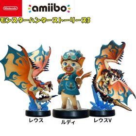カプコン amiibo レウスV レウス ルディ モンスターハンターシリーズ CAPG-00000936 CAPG-00000937 CAPG-00000935 CAPG-00000936 モンスターハンターストーリーズ3