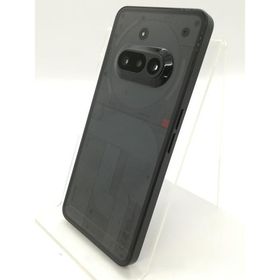 【中古】NOTHING 国内版 【SIMフリー】 Nothing Phone (3a) ブラック 8GB 128GB【秋葉4号】保証期間１ヶ月【ランクA】