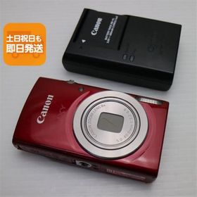 美品 IXY 180 レッド 即日発送 コンデジ Canon 本体 あすつく 土日祝発送OK