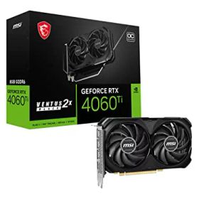 MSI GeForce RTX 4060 Ti VENTUS 2X BLACK 8G OC グラフィックスボード VD8517