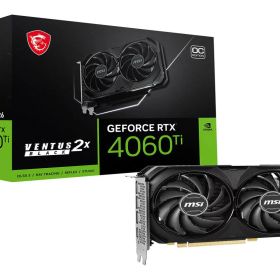 MSI GeForce RTX 4060 Ti VENTUS 2X BLACK 8G OC グラフィックスボード VD8517