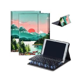 Case for Fire HD 10 ＆ 10 Plus Tablet (13th/11th Generation, 2023/2021 Release) 10.1" with Keyboard, PU Leather Multiple-Angles Keyboard C_並行輸入
