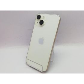 【中古】Apple docomo 【SIMフリー】 iPhone 14 128GB スターライト MPUQ3J/A【仙台駅東口】保証期間１ヶ月【ランクC】