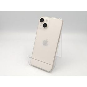 【中古】Apple docomo 【SIMフリー】 iPhone 14 128GB スターライト MPUQ3J/A【ECセンター】保証期間１ヶ月【ランクB】