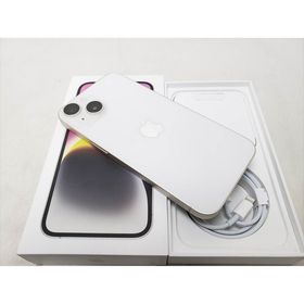 (中古) iPhone14 128GB スターライト /MP3J/A 【国内版 SIMFREE】、SIMフリー