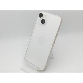 【中古】Apple docomo 【SIMフリー】 iPhone 14 128GB スターライト MPUQ3J/A【新橋烏森通り】保証期間１ヶ月【ランクB】