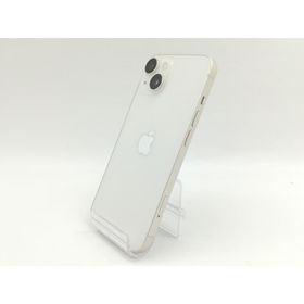 【中古】【赤ロム保証あり】Apple au 【SIMフリー】 iPhone 14 128GB スターライト MPUQ3J/A【福岡筑紫】保証期間１ヶ月【ランクB】