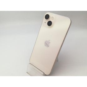 【中古】Apple 国内版 【SIMフリー】 iPhone 14 128GB スターライト MPUQ3J/A【大阪堂島】保証期間１ヶ月【ランクB】