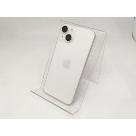 【中古】Apple docomo 【SIMフリー】 iPhone 14 128GB スターライト MPUQ3J/A【日本橋3】保証期間１ヶ月【ランクB】