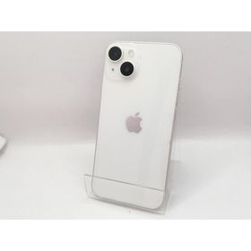 【中古】Apple docomo 【SIMフリー】 iPhone 14 128GB スターライト MPUQ3J/A【大須アメ横】保証期間１ヶ月【ランクB】