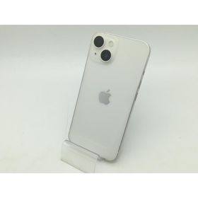 【中古】Apple docomo 【SIMフリー】 iPhone 14 128GB スターライト MPUQ3J/A【OSU301】保証期間１ヶ月【ランクB】