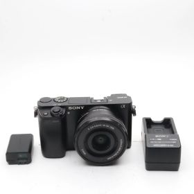 SONY ミラーレス一眼 α6000 パワーズームレンズキット E PZ 16-50mm F3.5-5.6 OSS ブラック ILCE-6000L B