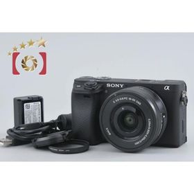 【中古】SONY ソニー α6400 ILCE-6400L ブラック パワーズームレンズキット シャッター回数僅少